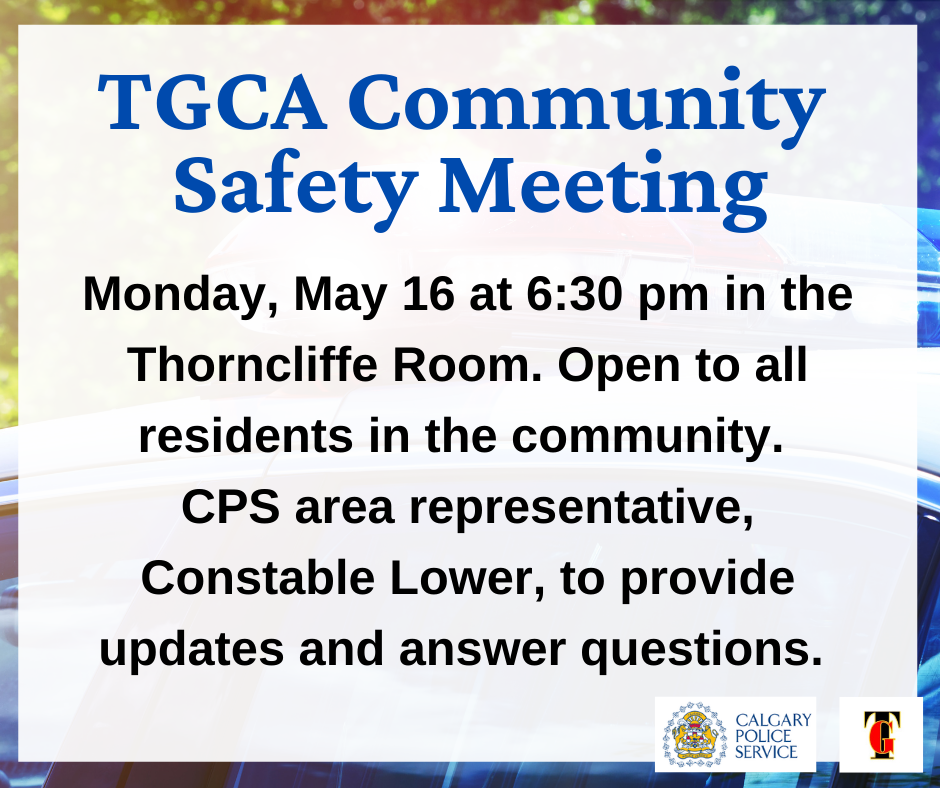 Community Safety Meeting with Area Constable, May 16