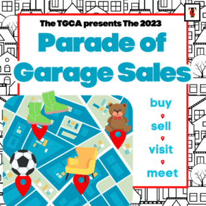 The 2023 TGCA Parage of Garage Sales – map posted!