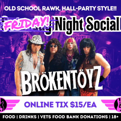 TGCA's Friday Night Social featuring BrokenToyz, Oct. 10 - admit one
