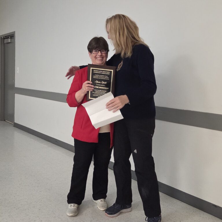 TGCA President, Alison Abbott, was surprised with a lifetime award at the end of the ceremony.