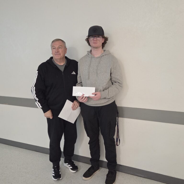 Nicholas Gibbs receives his 2025 TGCA scholarship. Best wishes, Nick!