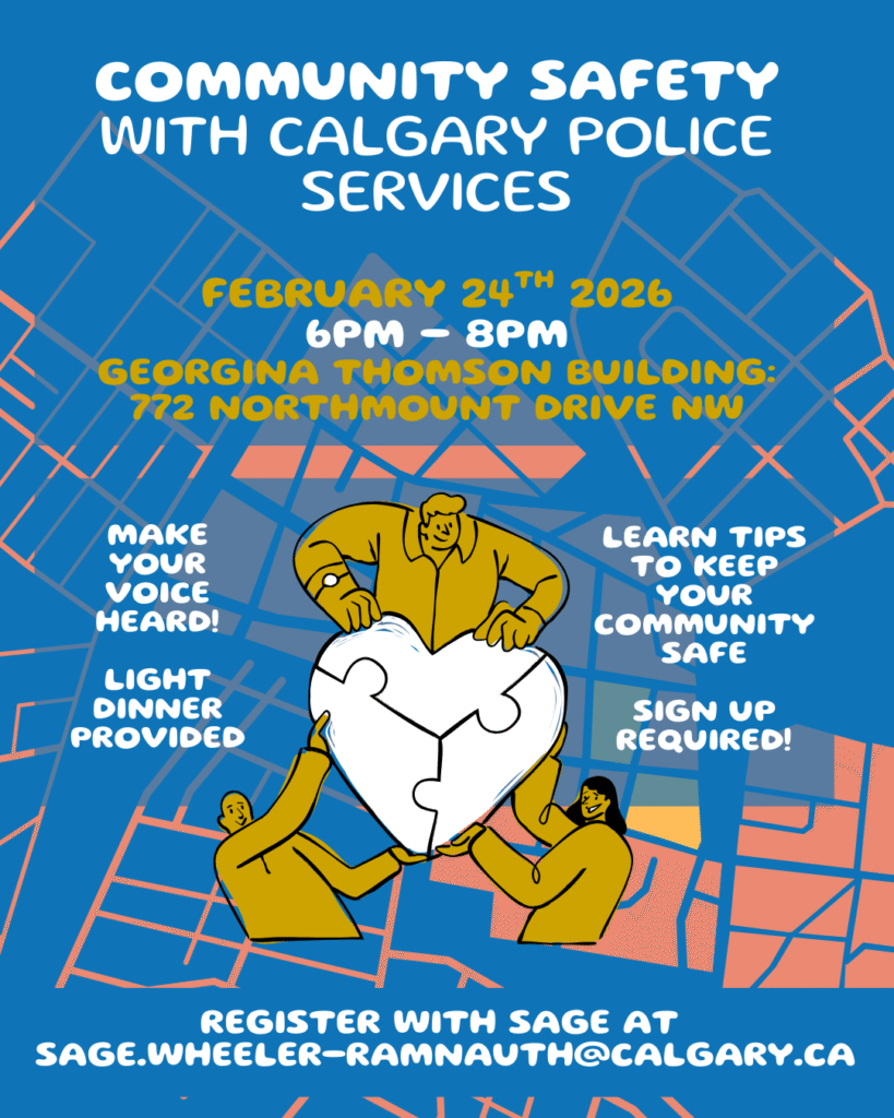 Community safety event at Georgina Thomson Building