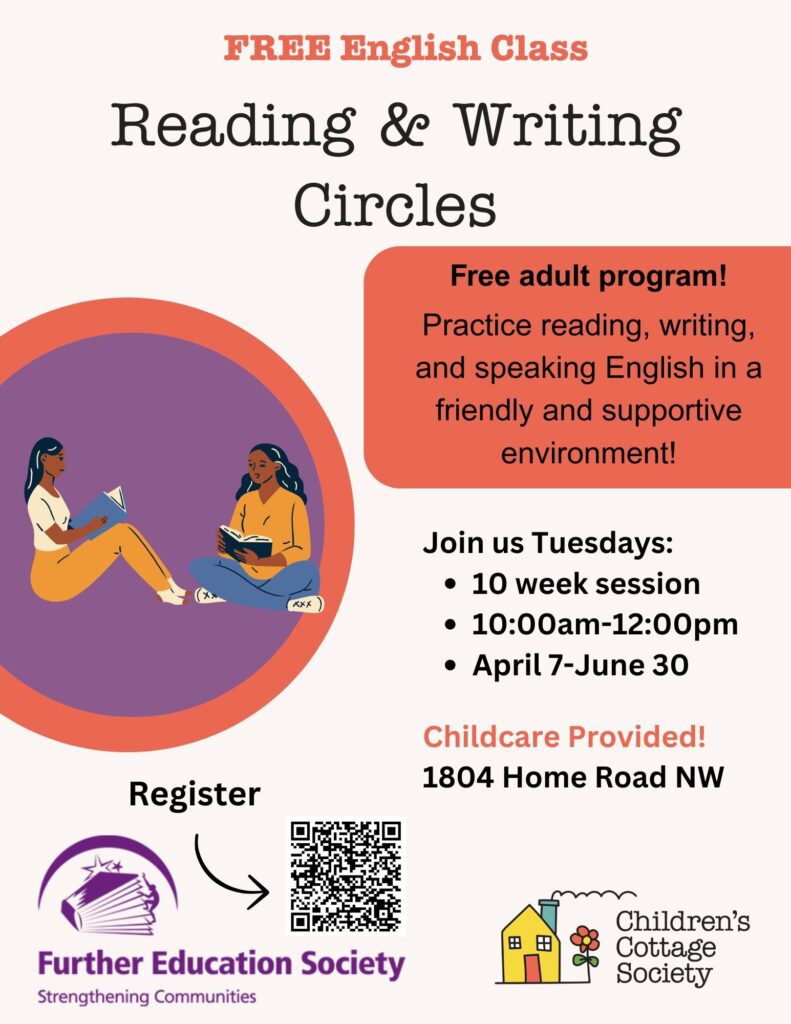 Reading & Writing Circles Spring 2026 Poster